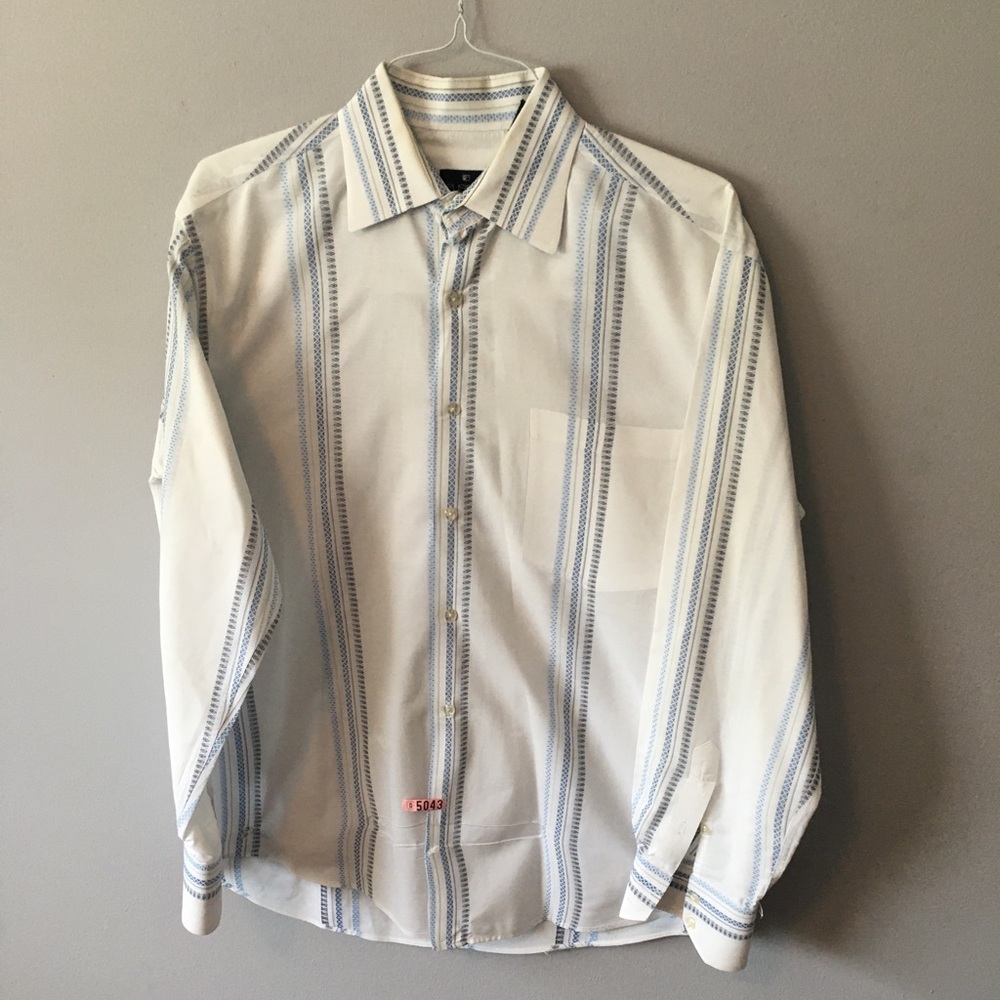 Fusione Retro Styled Long Sleeved Men's Shirt